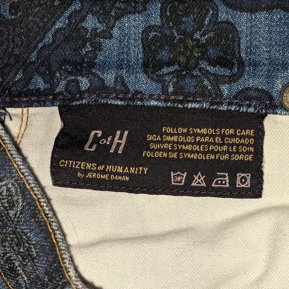 Avedon Paisley Low Rise Skinny Jean - Picture 4 of 14